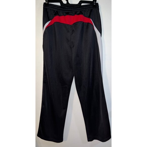 Russell Athletic Youth Boys Activewear Pants 18/20 Black Red Polyester & Spandex - Picture 2 of 5